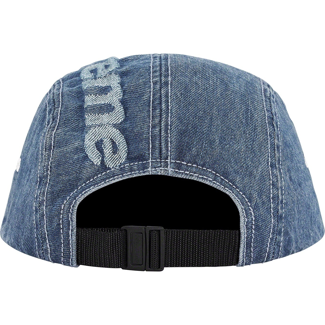 Top Logo Denim Camp Cap view 3